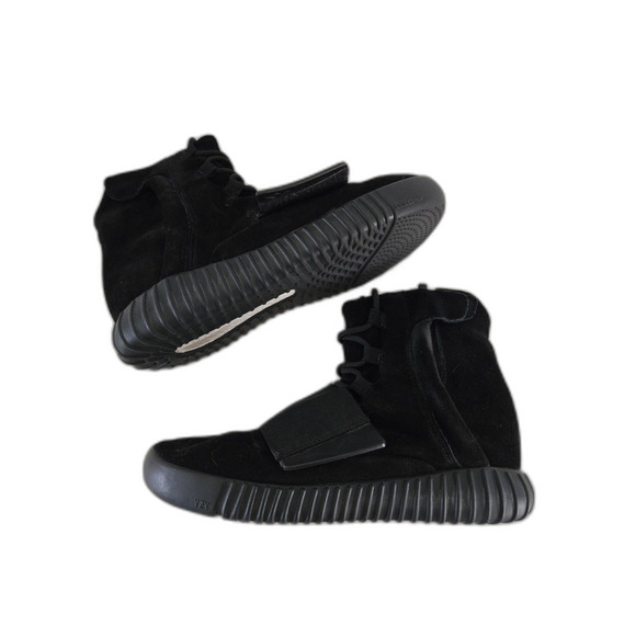 Adidas Yeezy Boost 750 Sneaker Men Size 8 Triple Black Style BB1839 - Picture 3 of 6